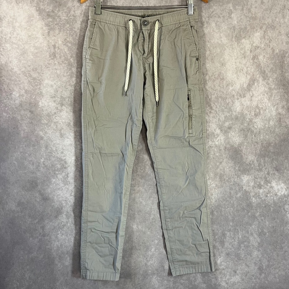 Vuori Ripstop Cargo Pants Womens Small Grey Elastic Waist Outdoor Hiking VW401